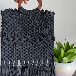Danielle Nicole Macrame Bag